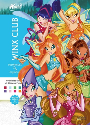 Winx Club Libro De Colorear Por Números Hachette Heroes