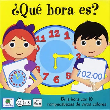 Juego Educativo ¿qué Hora Es? Barbo Toys Para Aprender La Hora