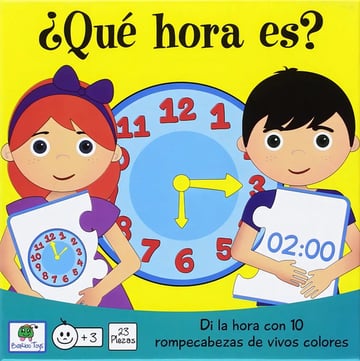 Juego Educativo ¿qué Hora Es? Barbo Toys Para Aprender La Hora
