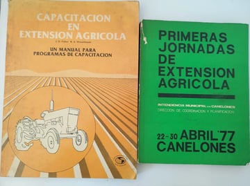 Pack 2 Libros Extensión Agrícola Uruguay Canelones