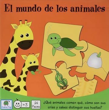 Puzzle El Mundo De Los Animales De Barbo Toys Para Niños De 3 A 6 Años