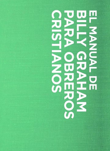 Manual De Billy Graham Obreros Cristianos Cristo Biblia