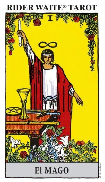 Raider Waite Tarot  Amarillo - El Mago
