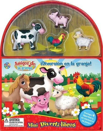 Diversión En La Granja - Mini Divertilibros - Phidal