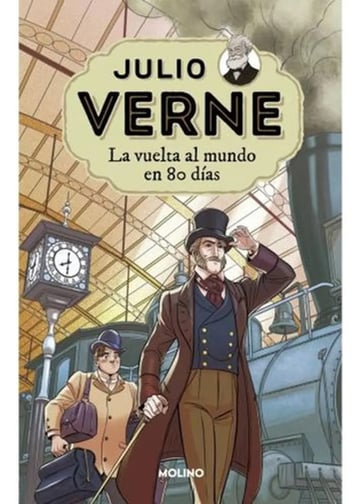 La Vuelta Al Mundo En 80 Días - Julio Verne, Edición Molino