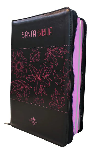 Biblia Letra Grande, Funda Cierre, Reina Valera 1960.