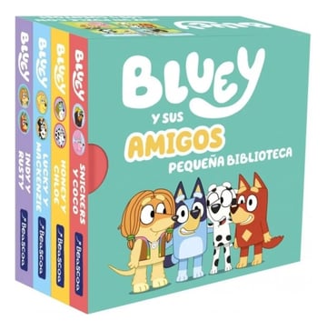 Bluey Y Sus Amigos Set 6 Mini Libros Para Niños