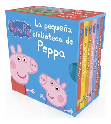 Peppa Pig Biblioteca Infantil Set 6 Mini Libros