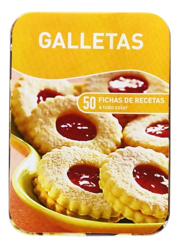 Galletas 50 Fichas de Recetas a Todo Color