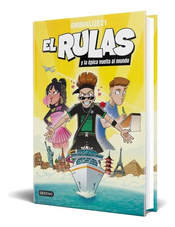 Libro El Rulas Vol. 3 [ La Epica Vuelta Al Mundo ] Original, De Animalize21., Vol. 1. Editorial Destino, Tapa Dura En Español, 2024