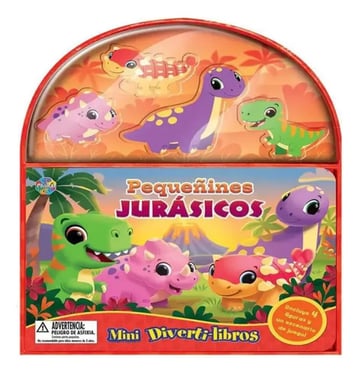Mini Divertilibros- Dinosaurios Bebes - Libro Interactivo