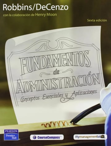 Fundamentos De Administración - Robbins, Edición 2009