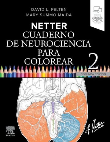 Libro Netter Cuaderno De Neurociencia Para Colore De Netter Felten Editorial Elsevier Tapa Blanda En Español 2025