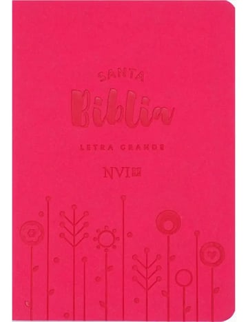 Biblia Nueva Versión Internacional Nvi Fucsia Letra Grande, De Nueva Versión Internacional. Editorial Peniel, Nueva Versión Internacional