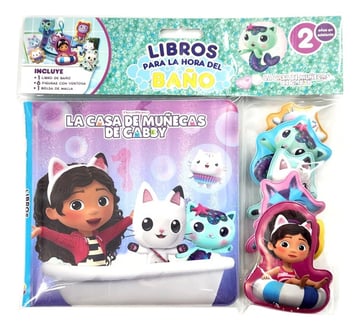Libro Para El Baño Gabby, Ideal Primer Juguete  Agua Bebés