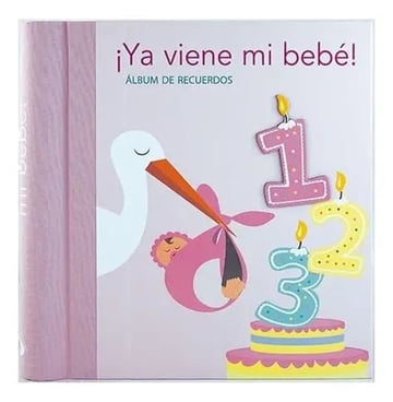 Diario Llegada Bebé Niña  Álbum Recuerdos Personalizado