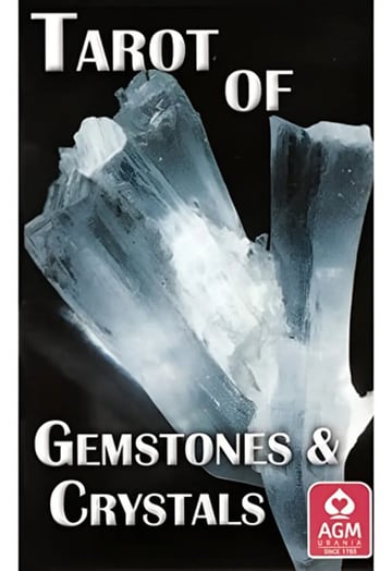 Cartas Tarot Cristales Gemas Oráculo Magia Deck Inglés