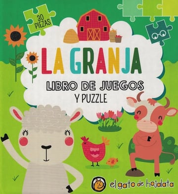 Granja Libro Juegos Puzzle Animales Campo  Granja