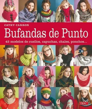 Bufandas De Punto Manual Libro Patrones Tejidos