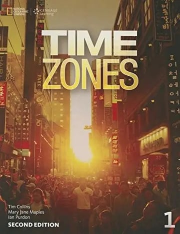 Zonas Horarias 1 A 2: Libro Estudiantil, De Collins, Tim. Editora Cengage Learning Editions Ltda., Tapa Blanda En Inglés, 2015