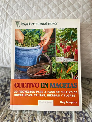 Libro Cultivo Macetas Royal Horticultural Society Guía Proye