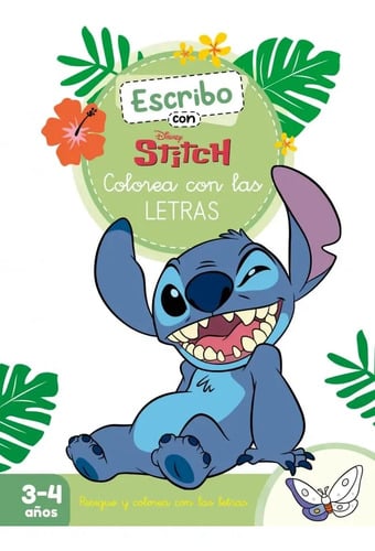 Escribo Con Stitch Colorea Letras Aprendizaje Disney