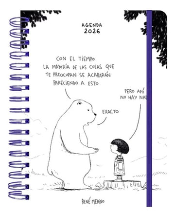 Merino Agenda Anual Semanal 2026 Diseños Ilustrados