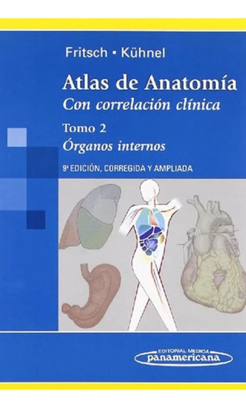 Atlas De Anatomia: Órganos Internos: 2 (atlas De Anatomía), De Helga Fritsch. Editorial Médica Panamericana, Tapa Pasta Blanda, Edición 1 En Español, 2021