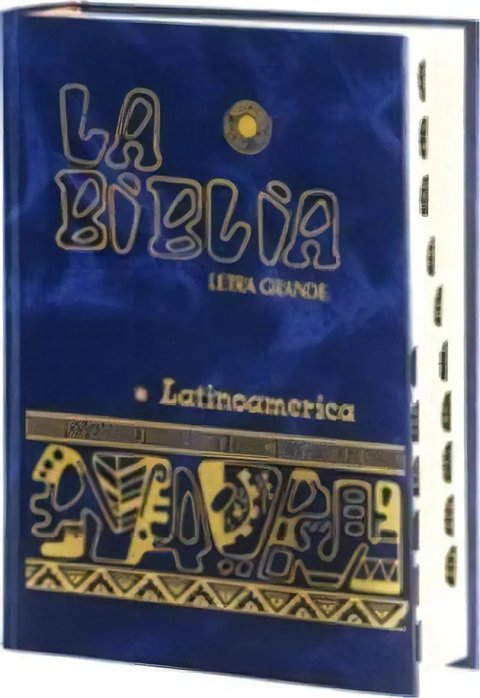 La Biblia Latinoamérica [letra Grande] Cartoné, Con Uñeros, De Carrillo Alday, Salvador. Editorial Editorial Verbo Divino, Tapa Dura En Español