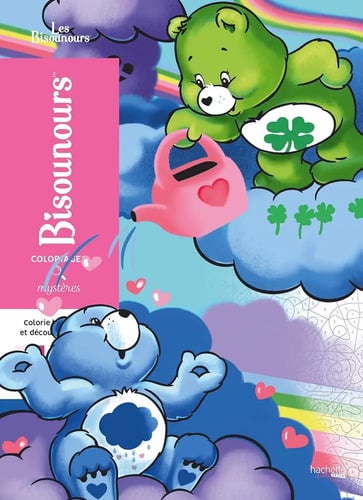 Libro Colorea Y Descubre El Misterio Los Ositos Cariñosos, De Eugénie Varone. Editorial Hachette Little Heroes, Tapa Blanda, En Francés
