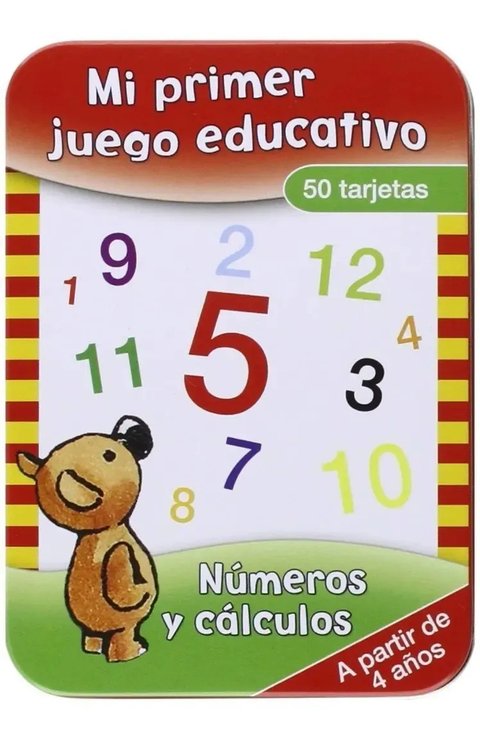Números Y Cálculos (mi Primer Juego Educativo)(lata) Vv.aa