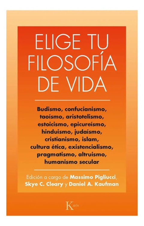 Elige Tu Filosofia De Vida De Editorial Kairós En Español Tapa Blanda 2022
