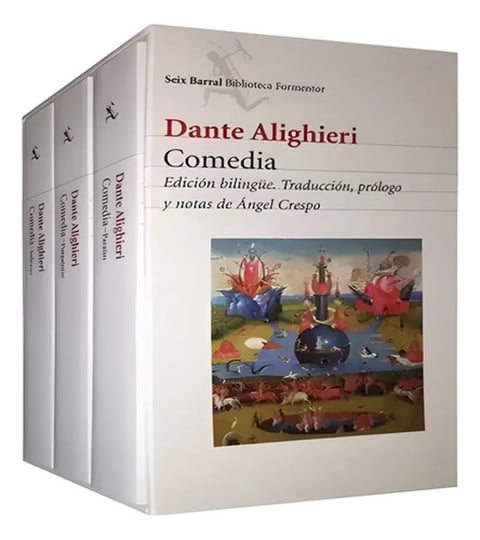 Divina Comedia Estuche 3 Tomos Dante Alighieri