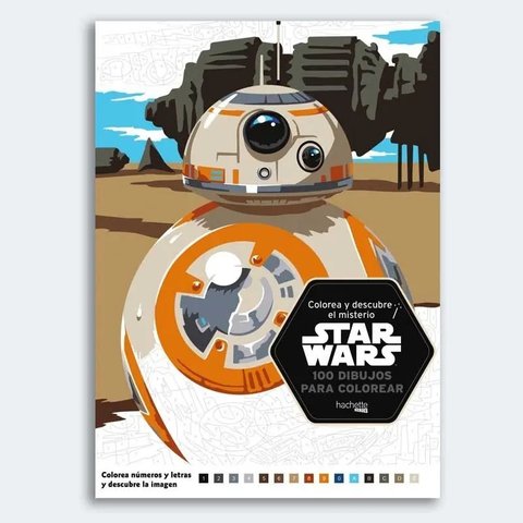 Libro - Colorea Y Descubre Star Wars: 100 Dibujos Para Color
