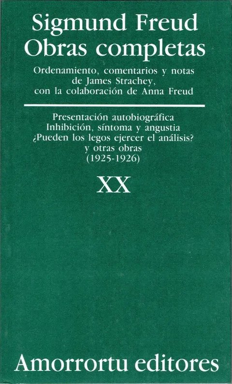 Libro - Obras Completas Xx - Sigmund Freud