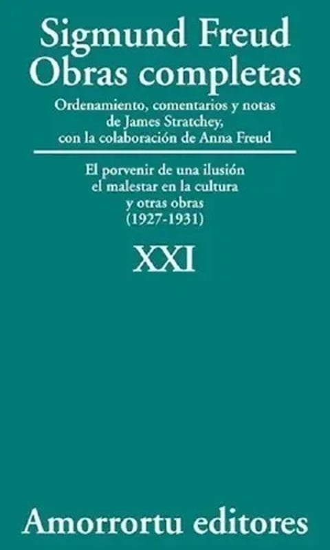 Libro - Sigmund Freud: Obras Completas - Tomo 21 Psicología