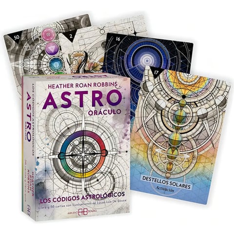 Astro Oráculo: Los Códigos Astrológicos (56 Cartas + Libro Guía) - Heather Roan Robbins / Arkanobooks