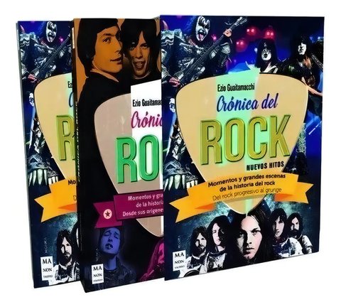 Pack Cronica Del Rock, De Guaitamacchi Ezio. Editorial Manontroppo, Edición 1 En Español, 2019