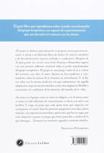 Circulo Y Centro - El Grupo Gestáltico, De Francisco Peñarrubia. Editorial La Llave (g), Tapa Blanda En Español