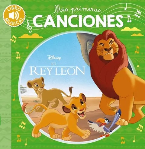 Mis Primeras  El Rey León Libro Musical Interactivo Para Niñ