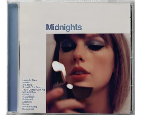 Taylor Swift Midnights Moonstone Blue Edition Disco Cd