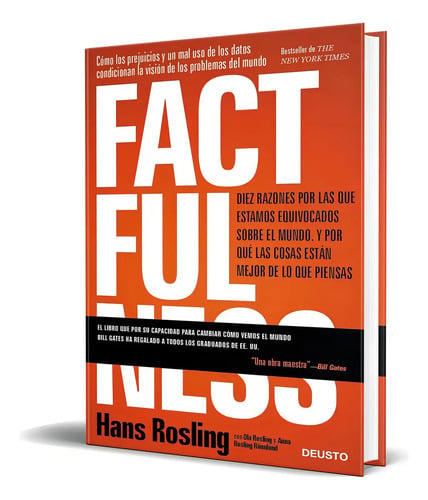 Libro Factfulness - Hans Rosling [ Español ] Pasta Dura