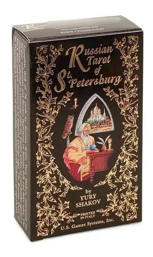 Libro Russian Tarot Of St. Petersburg Deck. Baraja Del Tarot Ruso De San Petersburgo Editorial Us Games