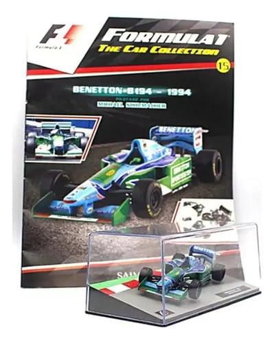 Colección Auto Formula 1 N 15 Benetton-b194 (1994) Schumache Verde