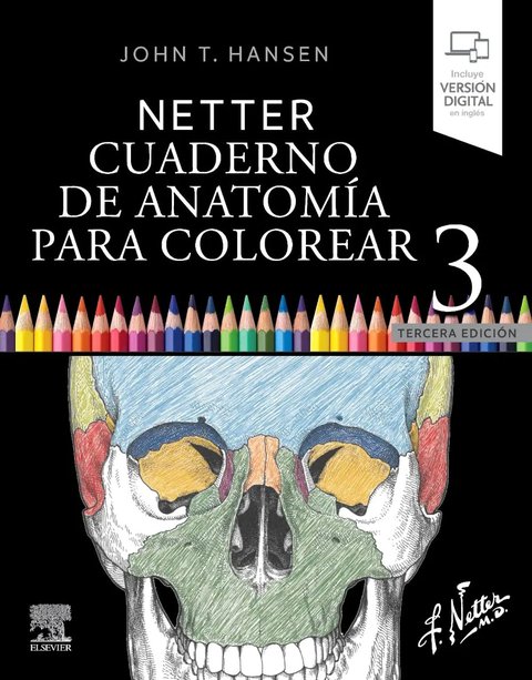 Netter. Cuaderno De Anatomía Para Colorear: 2ª Ed