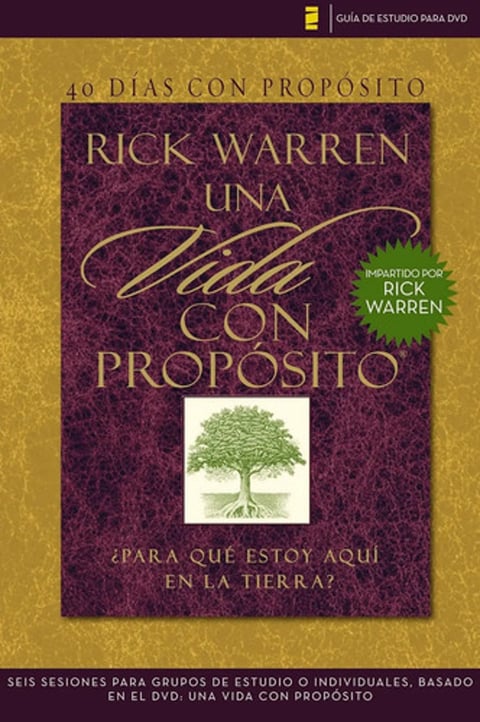 40 Días Con Propósito Guía De Estudio Del Dvd Rick Warren