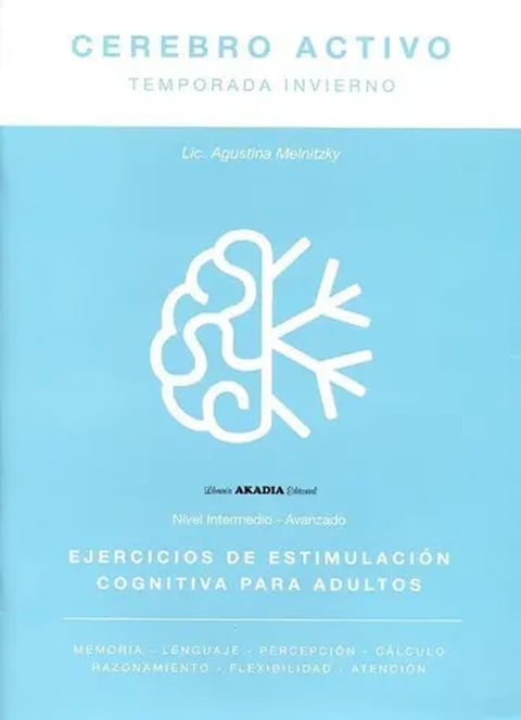 Cerebro Activo - Temporada De Invierno, De Lic. Agustina Melnitzky. Serie Invierno Editorial Akadia, Tapa Blanda, Edición 1 En Español