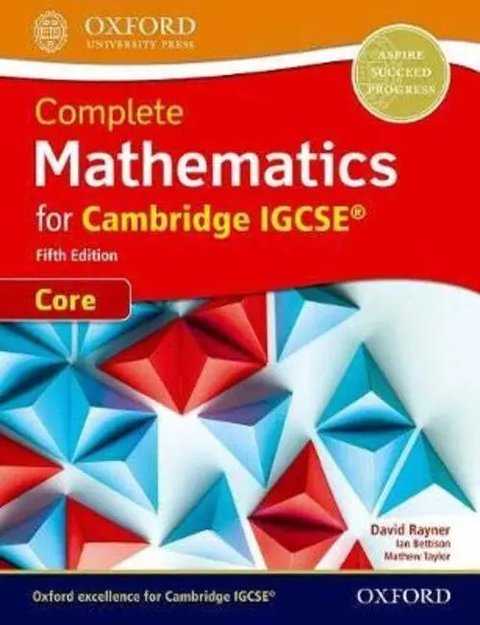 Cie Complete Igcse Core Mathematics 5th Ed