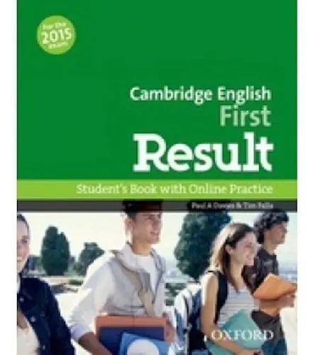 Libro First Certificate In English Result Students Book+osp