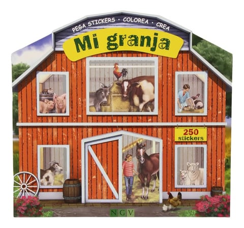Mi Granja Pega Pegatinas Stickers